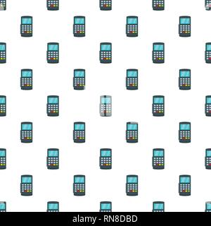 Payment digital bank terminal pattern seamless vector repeat for any web design Stock Vector