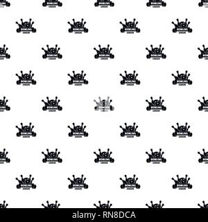 Bowling league pattern seamless vector repeat geometric for any web design Stock Vector
