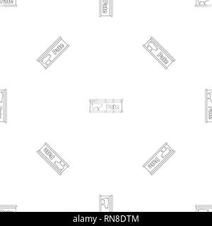 Pate tin can pattern seamless vector repeat geometric for any web design Stock Vector