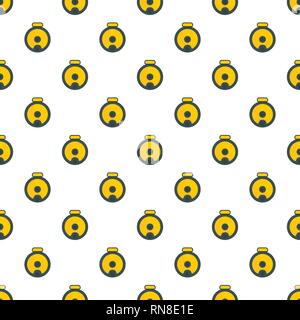 Top view robot vacuum cleaner pattern seamless vector repeat for any web design Stock Vector