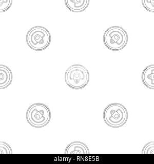 Top can pattern seamless vector repeat geometric for any web design Stock Vector