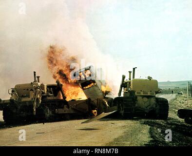 CRASH SCENE, VANISHING POINT, 1971 Stock Photo