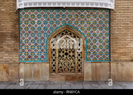 Persian mosaic at Golestan palace Stock Photo