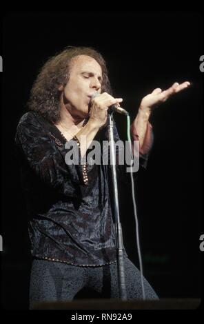 Heavy metal vocalist , Ronnie James Dio, who has performed with