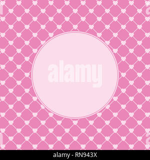 Valentine Day Pink Hearts Geometric Seamless Background , Pattern , Texture  for wrapping paper , cards , invitation , banners and decoration Stock  Photo - Alamy