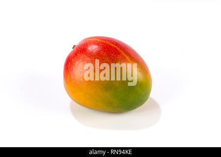Colorful mango on white background Stock Photo