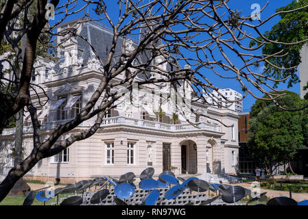 Recently opened cultural center and exposition space of FIRJAN in Rio de Janeiro dedicated to new media, design, marketing and artificial intelligence Stock Photo