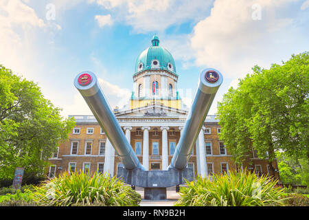 London, UK - May 22 2018: Imperial War Museums (IWM)  intended to record the civil and military war effort and sacrifice of Britain and its Empire dur Stock Photo