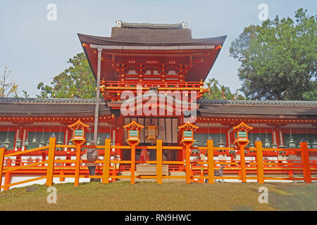 Grand Kasuga Taisha Shinto Shrine in Nara, Japan. Stock Photo