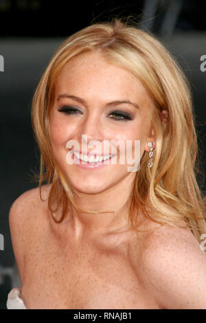 New York, USA. 08 May, 2007. Lindsay Lohan at The Tuesday, May 8, 2007 New York Premiere for 'Georgia Rule' at The Ziegfield Theater in New York, USA. Credit: Steve Mack/S.D. Mack Pictures/Alamy Stock Photo