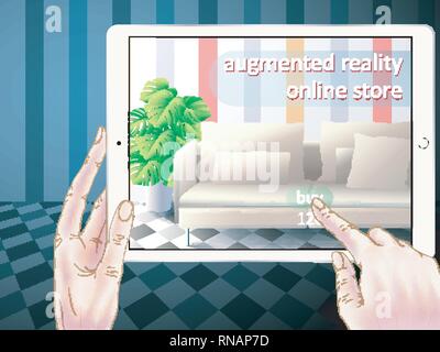 Hands of the person splanshety Stock Vector
