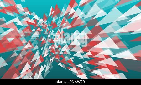 Triangles abstract shapes vector backdrop illustration Stock Vector