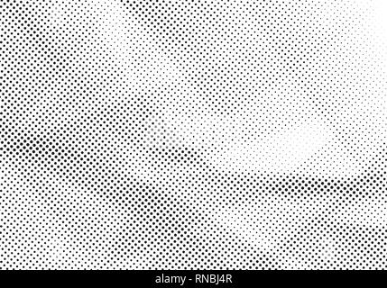 Abstract gray and white halftone background. Template dots pattern for modern style design. Vector illustration Stock Vector