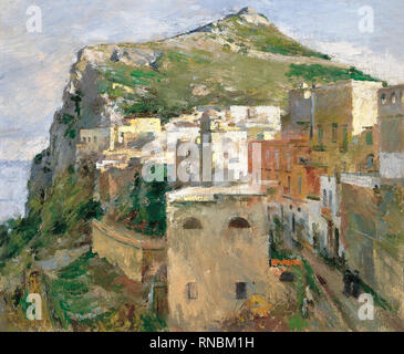 Theodore Robinson (Irasburg, 1852-New York, 1896). Capri (1890). Oil on canvas. 44.5 x 53.3 cm. Museum: Museo Nacional Thyssen-Bornemisza, Madrid. Stock Photo