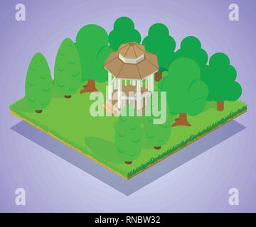 Oratory concept banner, isometric style Stock Vector