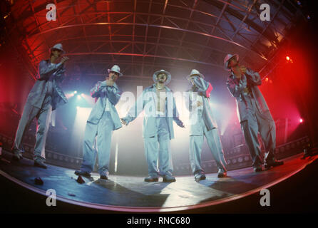 US boygroup Backstreet Boys on 17 March 1998 in Dublin - Ireland. | usage worldwide Stock Photo