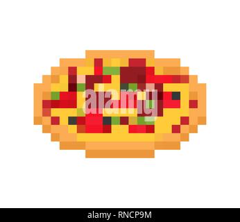 pizza pixel art Stock Vector Image & Art - Alamy