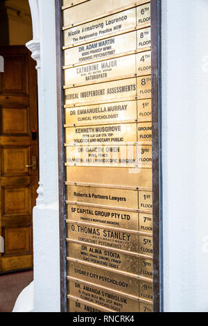 Name Plates For Medical And Other Consulting Firms Macquarie