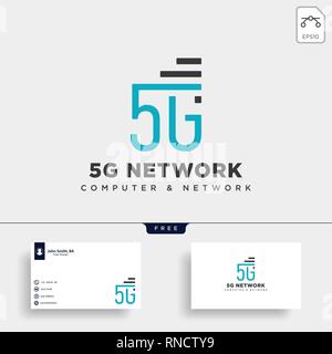 4g network creative logo template vector illustration icon element isolated - vector Stock Vector