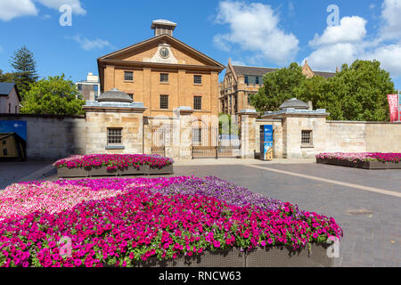 Hyde Park barracks museum in Sydney city centre,New South Wales,Australia Stock Photo