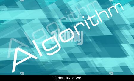 Artificial intelligence algorithm symbol concept, vector triangle shapes, many transparent triangles background Stock Vector