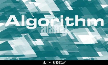 Computer algorithm symbol concept, triangular vector shapes geometrical modern template Stock Vector