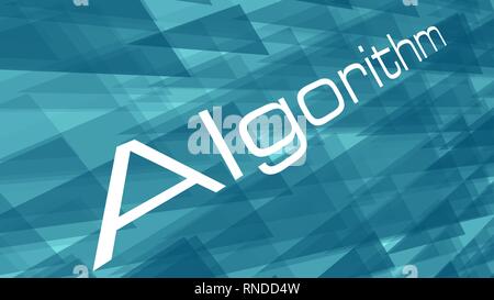 Big data transformation algorithm, triangle background illustration, vector layout triangles abstract conception Stock Vector