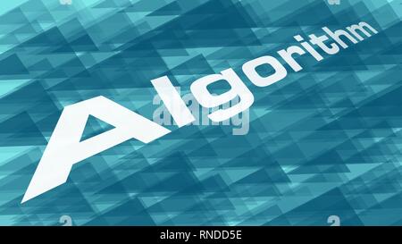 Artificial intelligence algorithms inspiration, triangles chaos abstraction, creative many vector triangle shapes Stock Vector