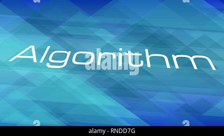 Algorithm creative illustration, chaos random transparent triangles shapes Stock Vector