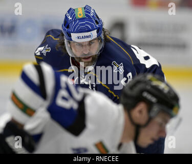 Havirov, Czech Republic. 18th Feb, 2019. Ex-NHL player Jaromir