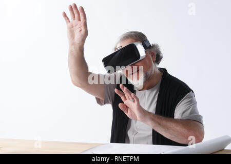 The designer smart glasses Stock Photo