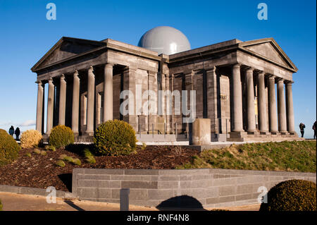 View of the City Observatory in Calton Hill. Edinburgh. Scotland Stock Photo