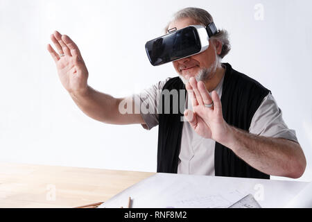 Designer experience smart glasses Stock Photo