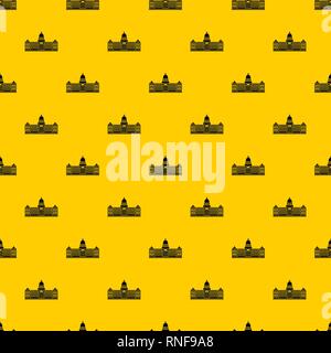 Palace of Congress , Argentina pattern vector Stock Vector