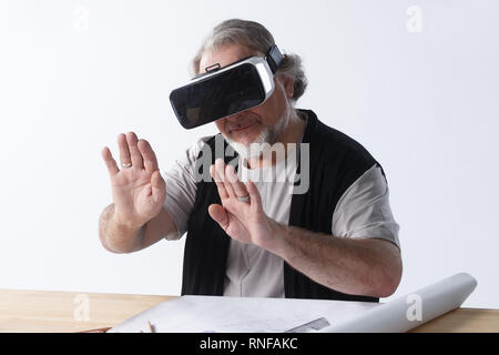 Designer experience smart glasses Stock Photo