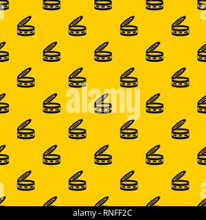 Canned food for cat pattern vector Stock Vector