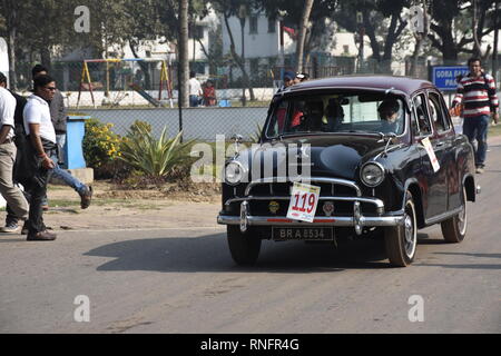 1958 Hindustan Ambassador Mark 1 car with 1500 cc engine. BR A 8534 India. Stock Photo