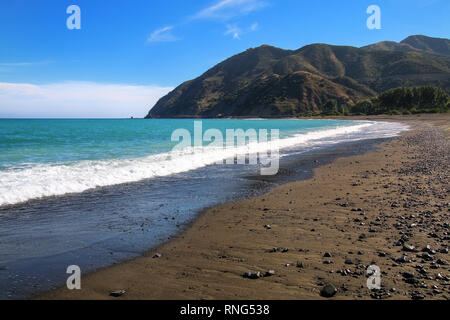 Peketa Beach near Kaikoura, South Island, New Zealand Stock Photo