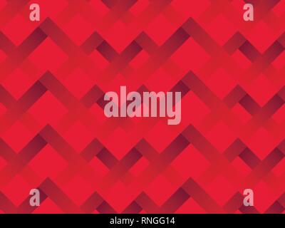 Zigzag seamless pattern with gradient red color. Abstract geometric background. Vector illustration Stock Vector