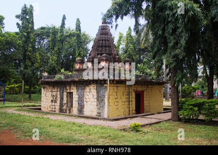 Old Lord Shiva or Mahadev temple, Kolhapur, Maharashtra Stock Photo