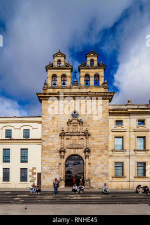 Tabernacle Chapel, Bolivar Square, Bogota, Capital District, Colombia Stock Photo