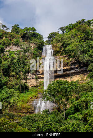 Juan Curi Waterfall near San Gil, Santander Department, Colombia Stock Photo