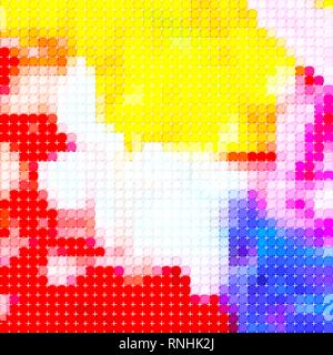 colorful background in pixel art Stock Vector