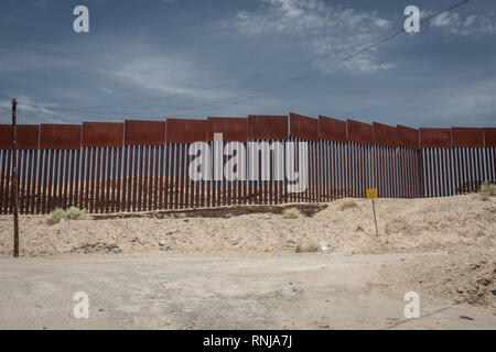 Mexico-US Border Stock Photo