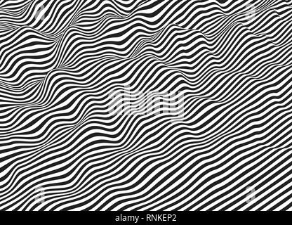 Black Strips line Abstract Background. Vector illustration Stock Vector