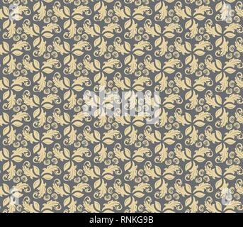 Floral Fine Seamless Vector Pattern Stock Vector
