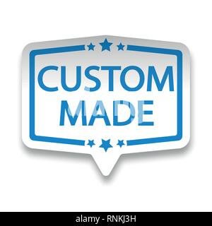 square paper speech bubble web icon on white background Stock Vector