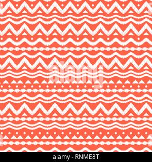Ikat geometric folklore pattern. Stock Vector