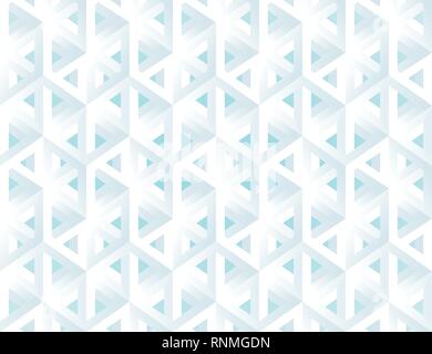 Impossible figures isometric 3d hollow cubes Stock Vector