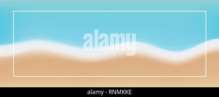 abstract beach background in soft retro colors vector illustration EPS10 Stock Vector